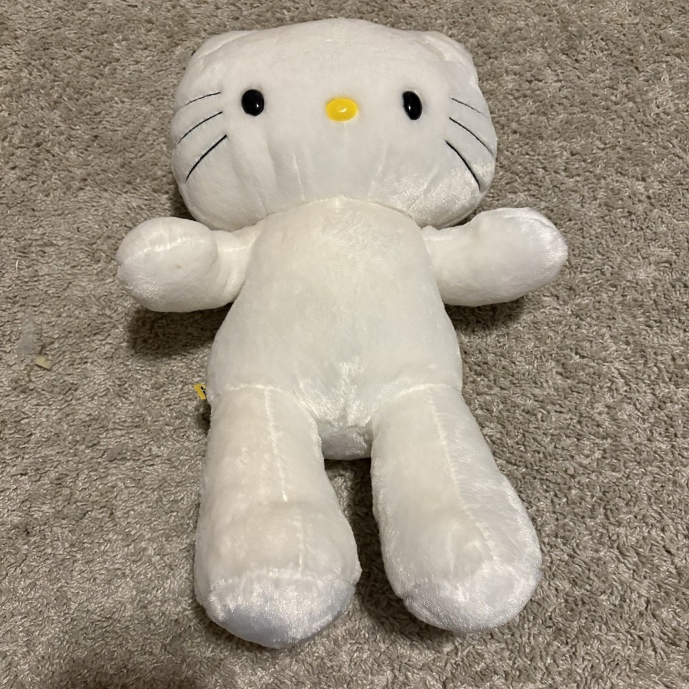 Build a Bear BAB Hello Kitty White Sanrio Plush No Bow 18"